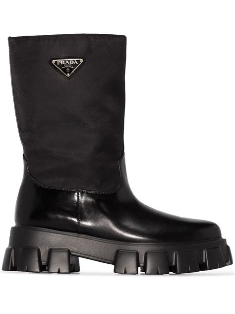 prada monolith pointed|prada monolith boots men's.